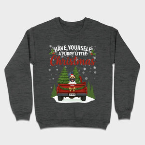 Personalized Dog Lover Christmas Tee - Have Yourself A Furry Little Christmas T-Shirt - 89Prints