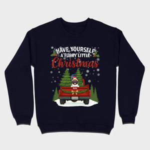 Personalized Dog Lover Christmas Tee - Have Yourself A Furry Little Christmas T-Shirt - 89Prints