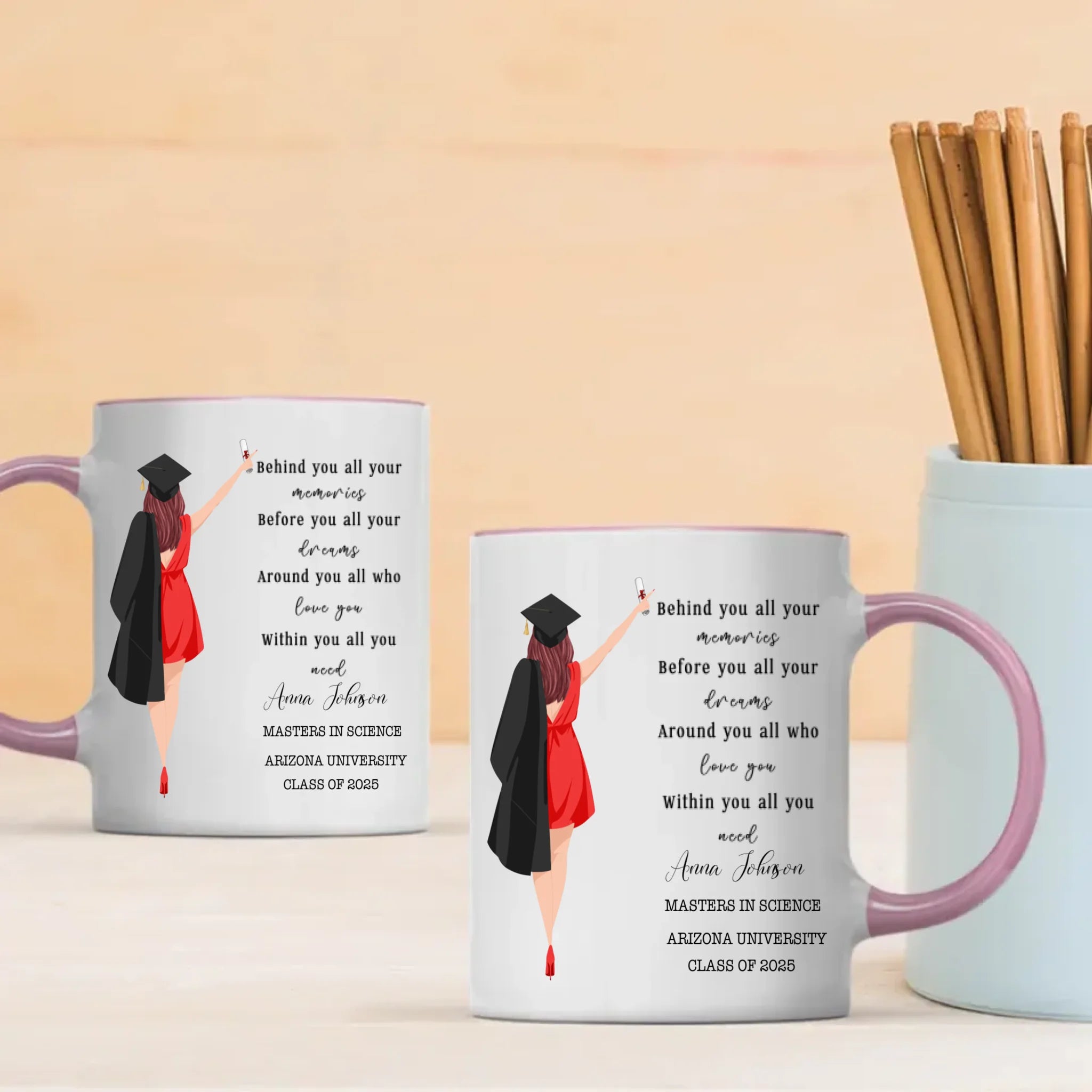 Personalized Graduation Mug – Celebrate New Beginnings & Bright Futures - 89Prints