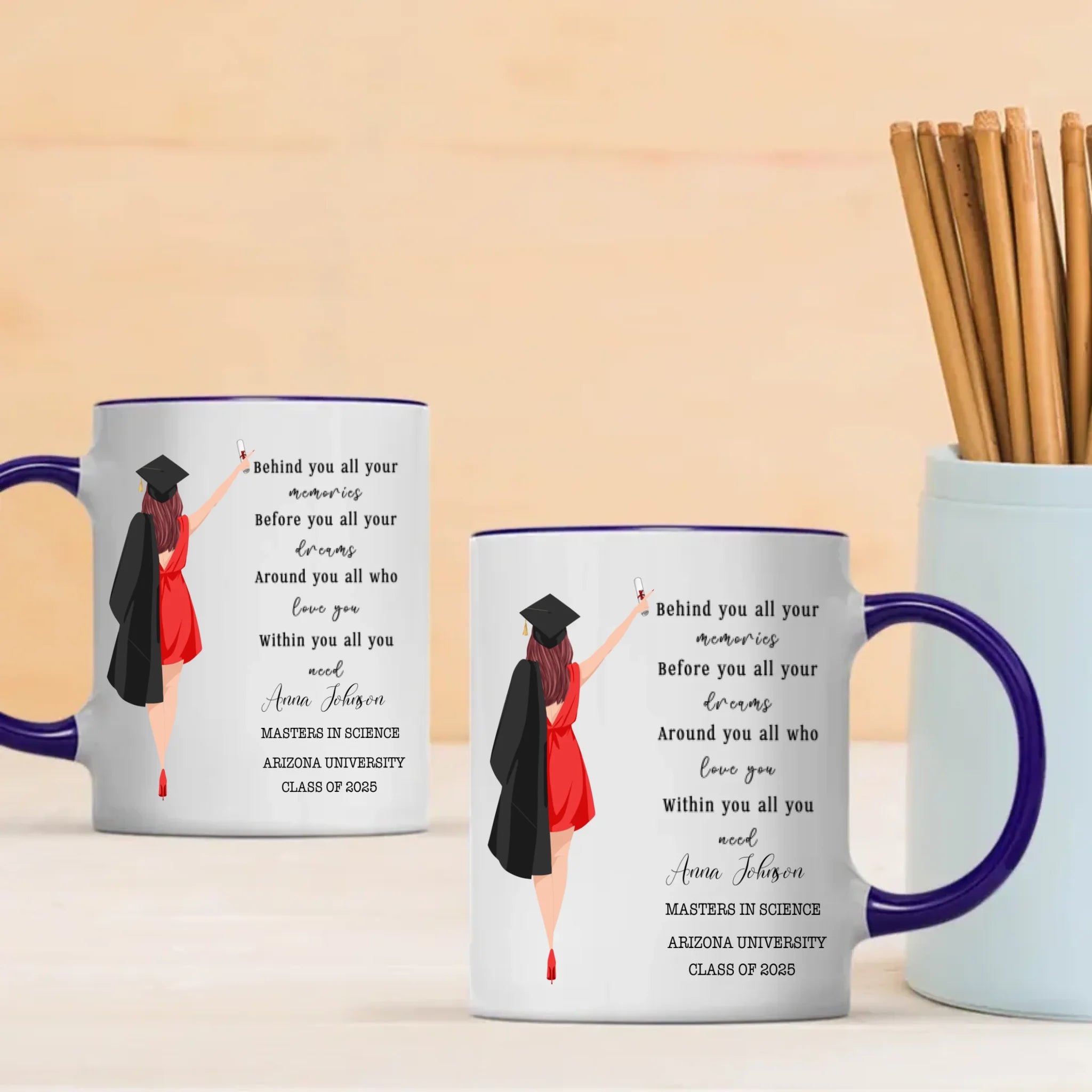 Personalized Graduation Mug – Celebrate New Beginnings & Bright Futures - 89Prints