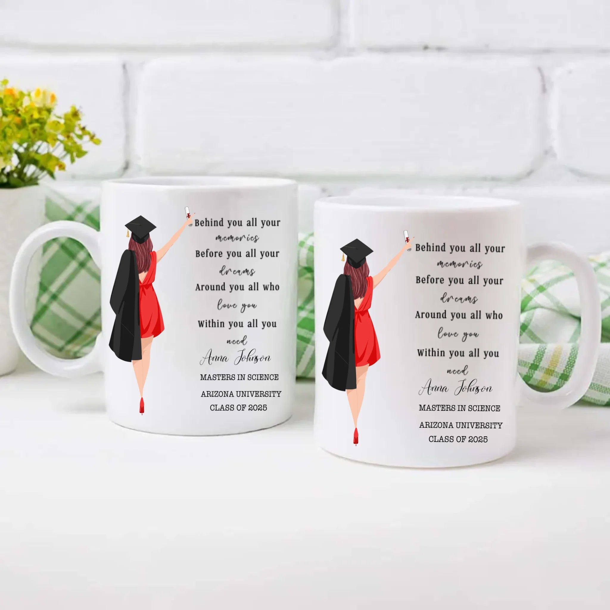 Personalized Graduation Mug – Celebrate New Beginnings & Bright Futures - 89Prints