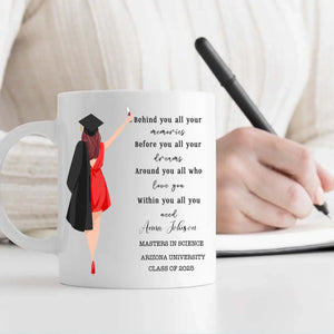 Personalized Graduation Mug – Celebrate New Beginnings & Bright Futures - 89Prints
