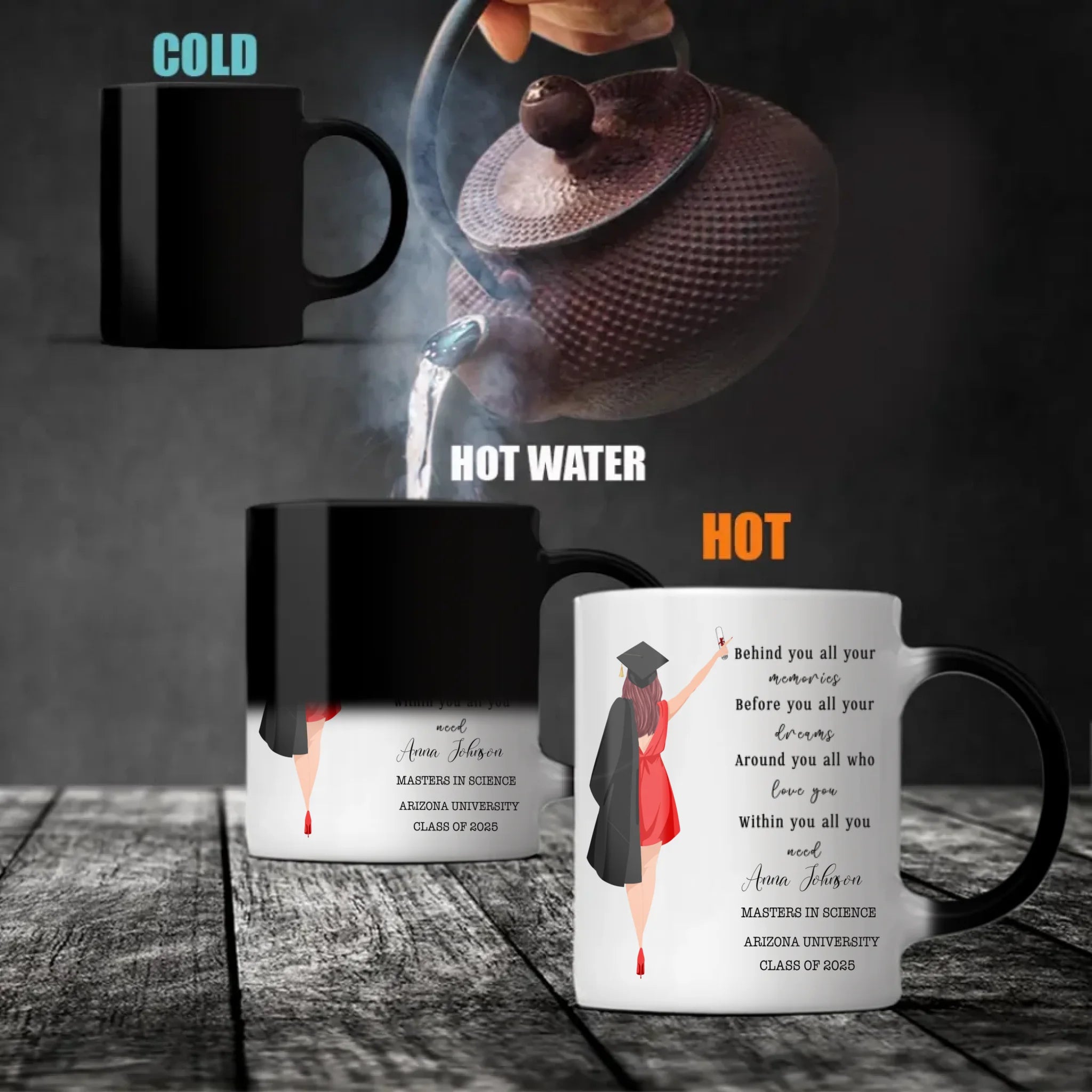 Personalized Graduation Mug – Celebrate New Beginnings & Bright Futures - 89Prints