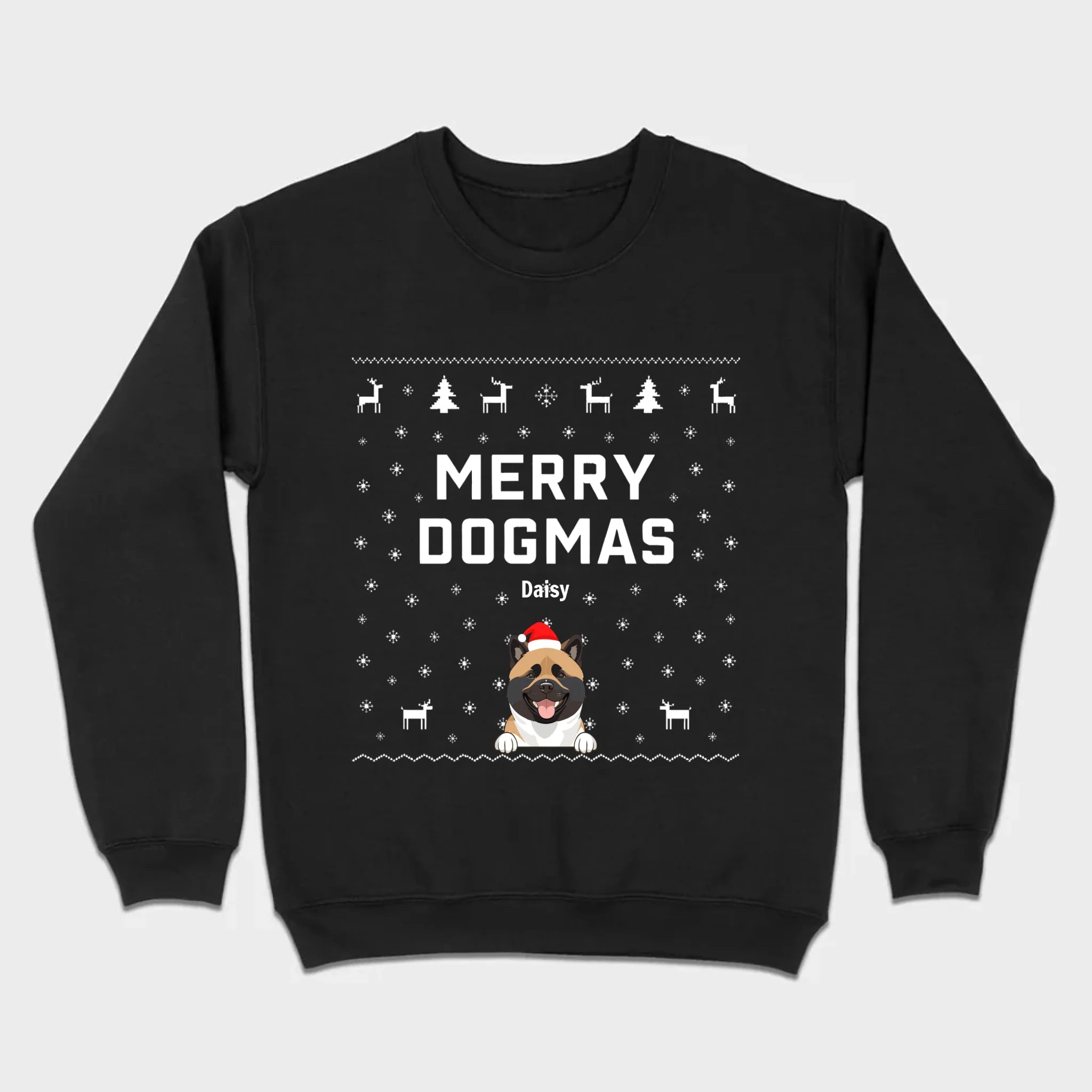 Funny Holiday Dog Shirt – Merry Dogmas Christmas Tee - 89Prints