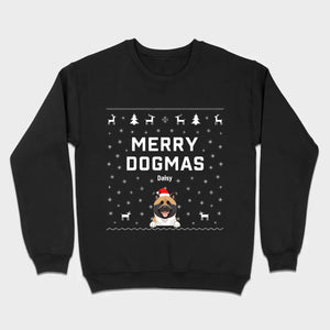 Funny Holiday Dog Shirt – Merry Dogmas Christmas Tee - 89Prints
