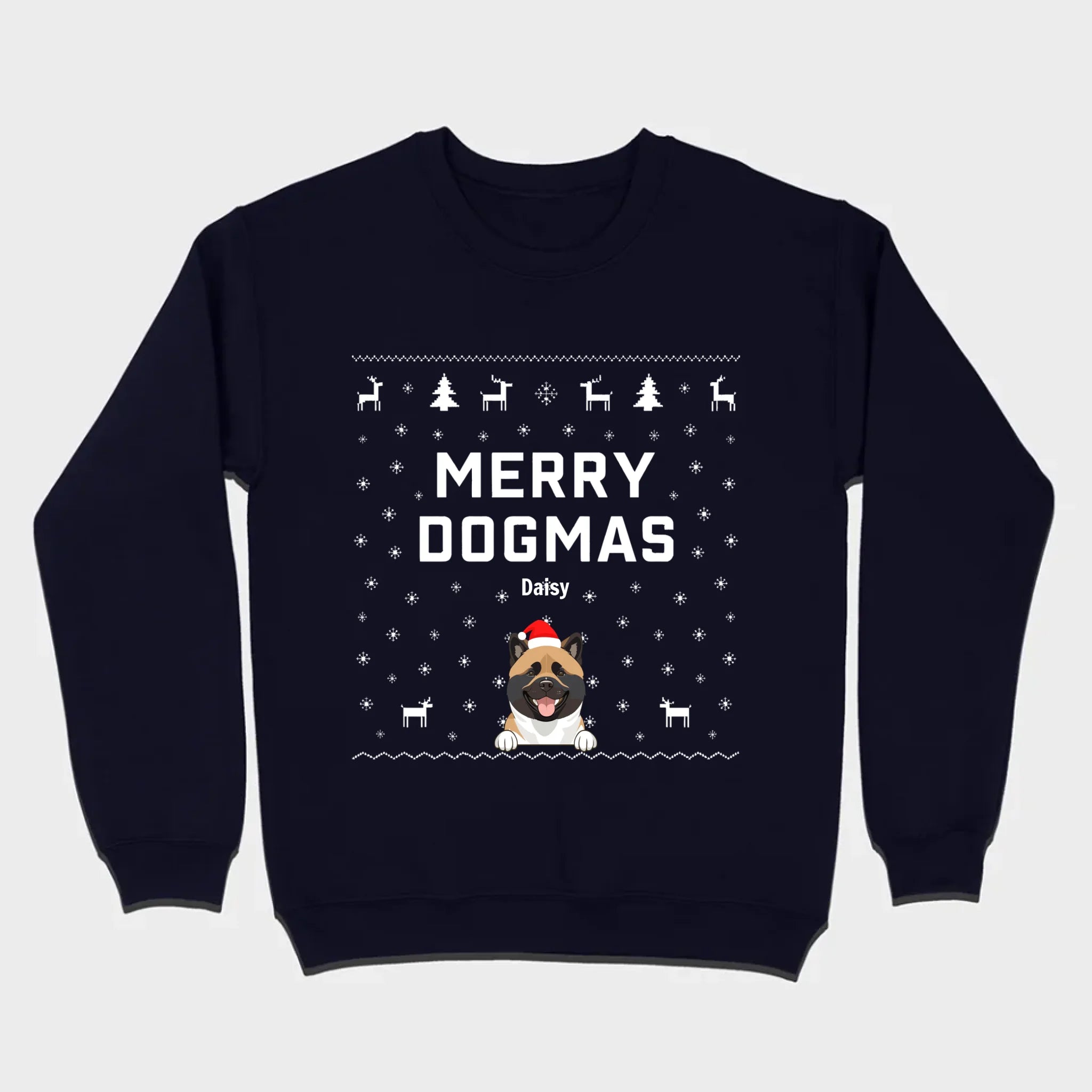 Funny Holiday Dog Shirt – Merry Dogmas Christmas Tee - 89Prints
