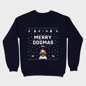 Funny Holiday Dog Shirt – Merry Dogmas Christmas Tee - 89Prints
