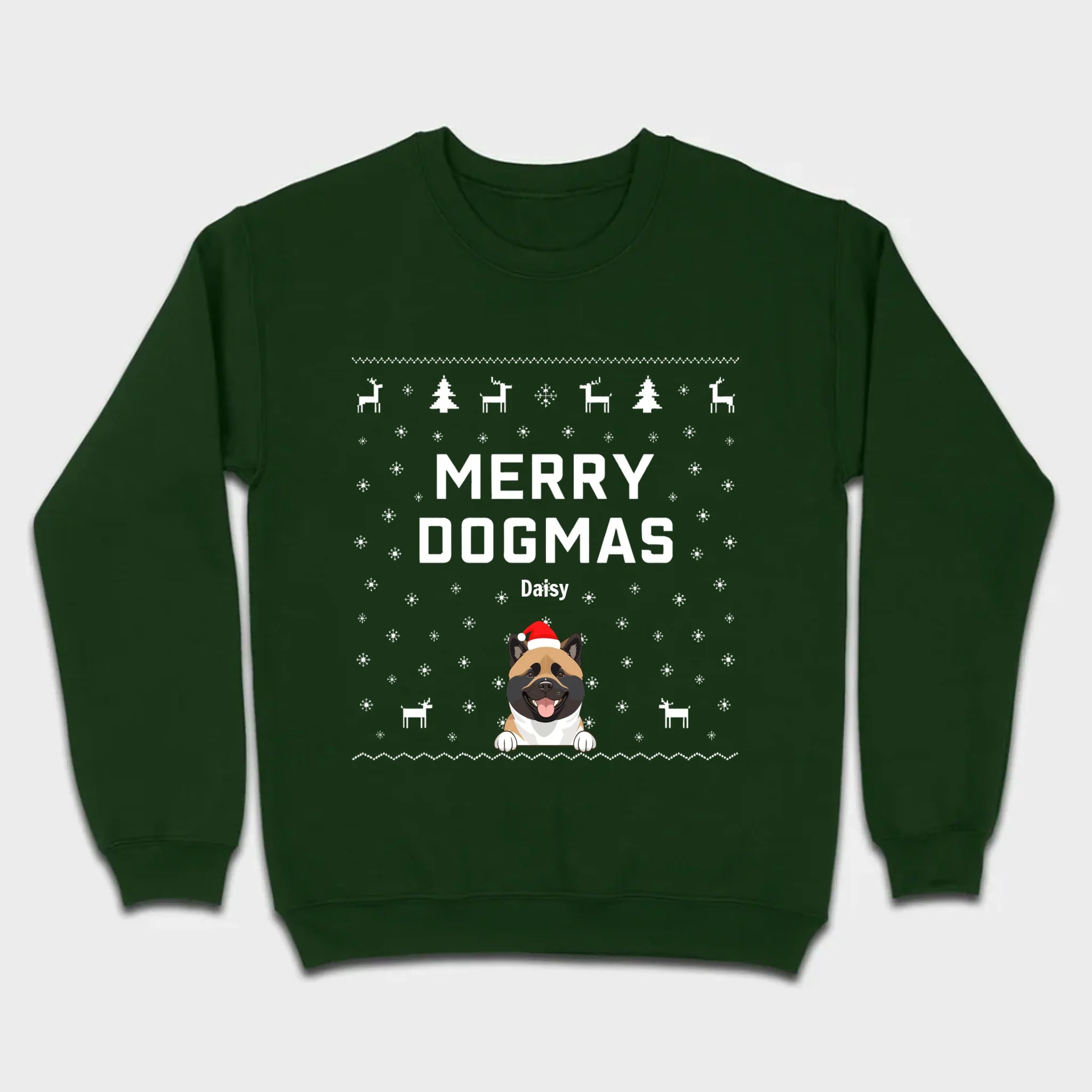 Funny Holiday Dog Shirt – Merry Dogmas Christmas Tee - 89Prints