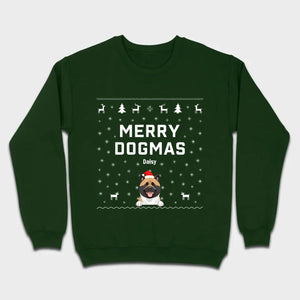 Funny Holiday Dog Shirt – Merry Dogmas Christmas Tee - 89Prints