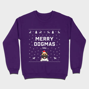Funny Holiday Dog Shirt – Merry Dogmas Christmas Tee - 89Prints