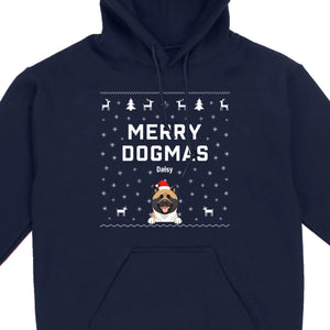 Funny Holiday Dog Shirt – Merry Dogmas Christmas Tee - 89Prints