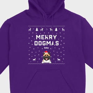 Funny Holiday Dog Shirt – Merry Dogmas Christmas Tee - 89Prints