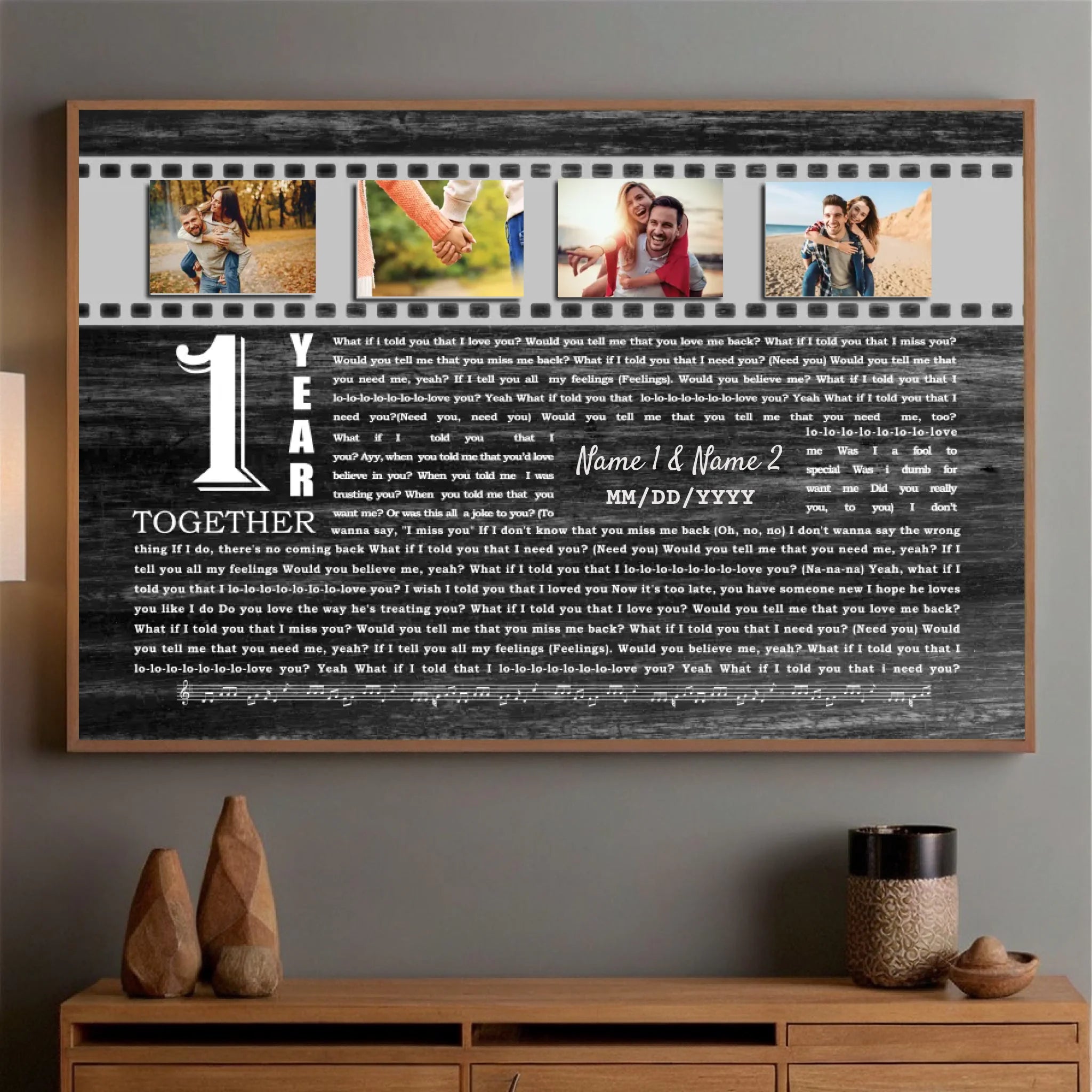 1 Year Together – A Journey of Love and Memories - 89Prints