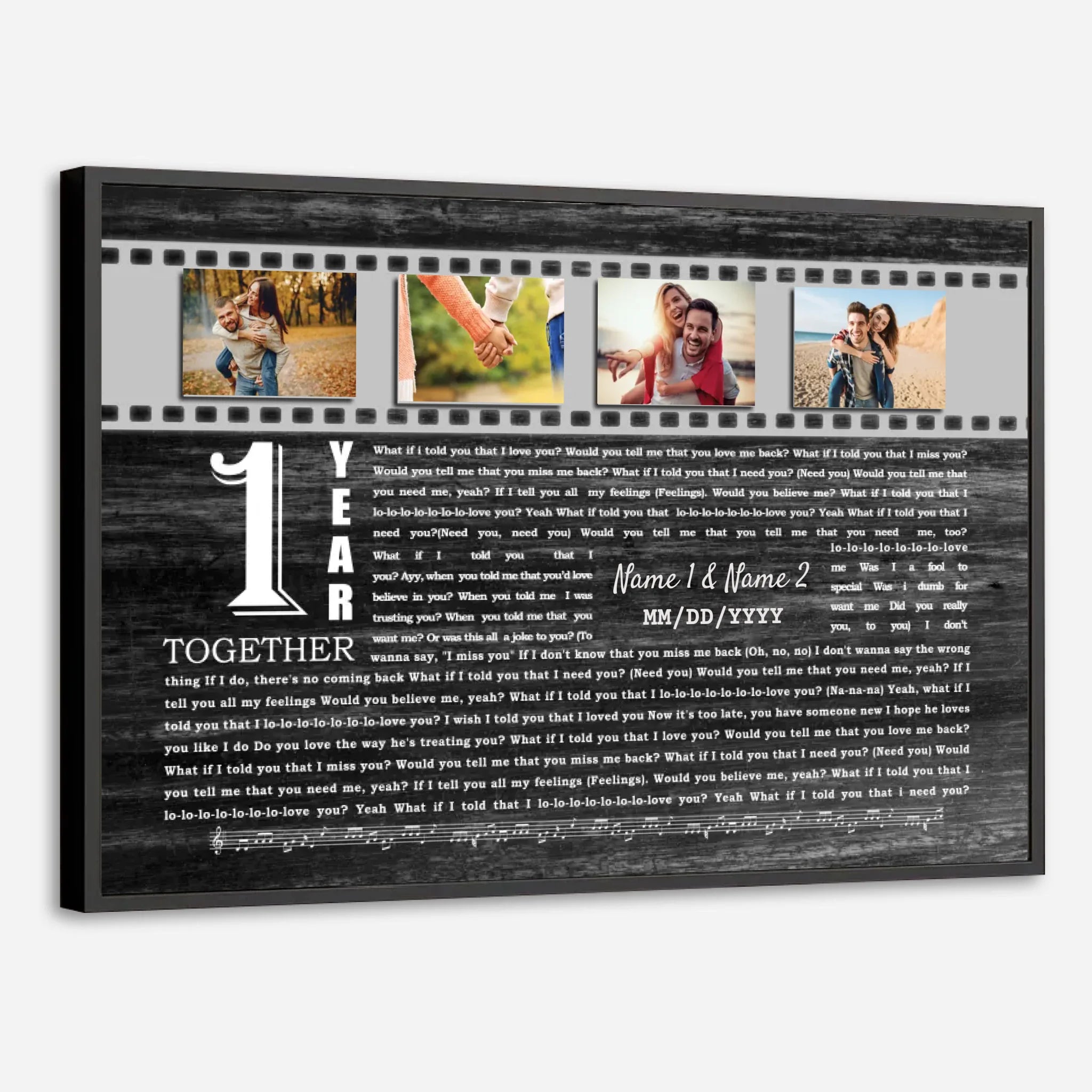 1 Year Together – A Journey of Love and Memories - 89Prints