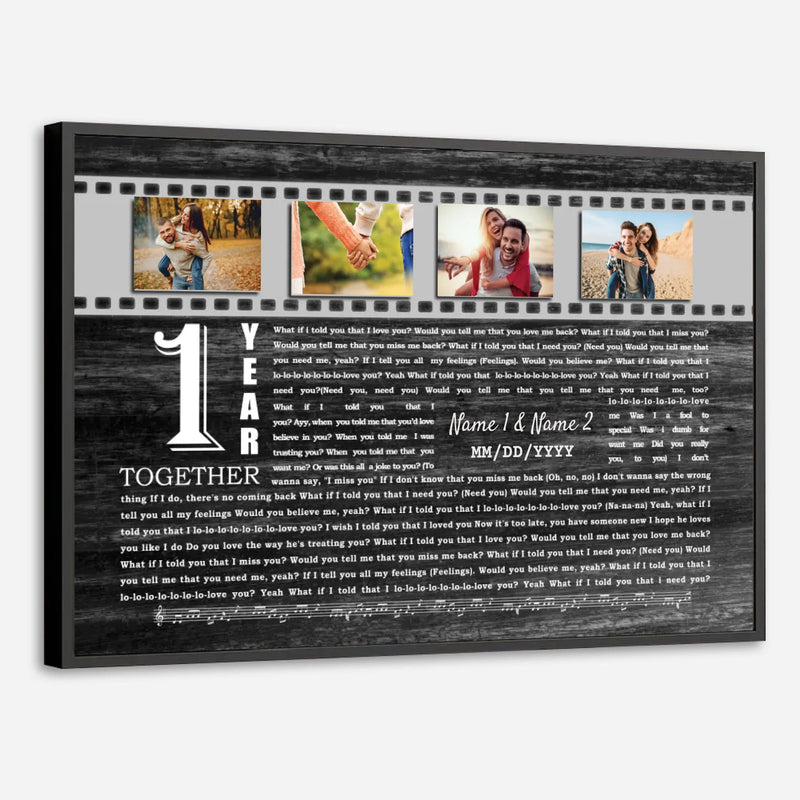 1 Year Together – A Journey of Love and Memories - 89Prints