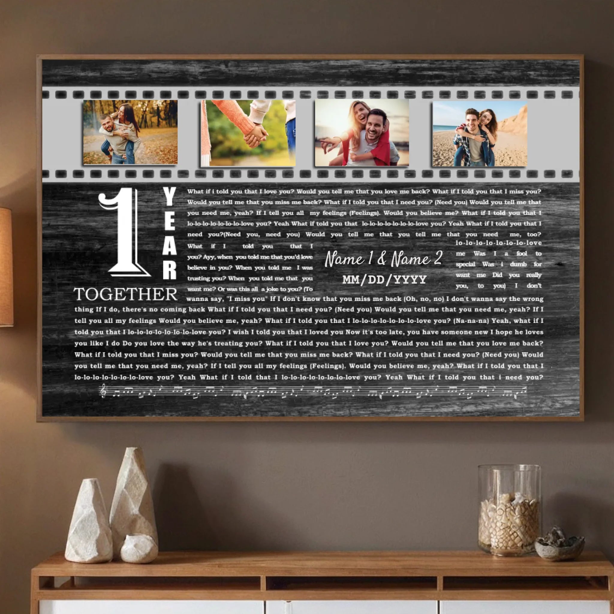 1 Year Together – A Journey of Love and Memories - 89Prints