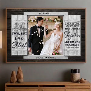 Together in God’s Grace – Personalized Christian Wedding Gift with Your Names and Date - 89Prints