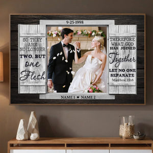 Together in God’s Grace – Personalized Christian Wedding Gift with Your Names and Date - 89Prints