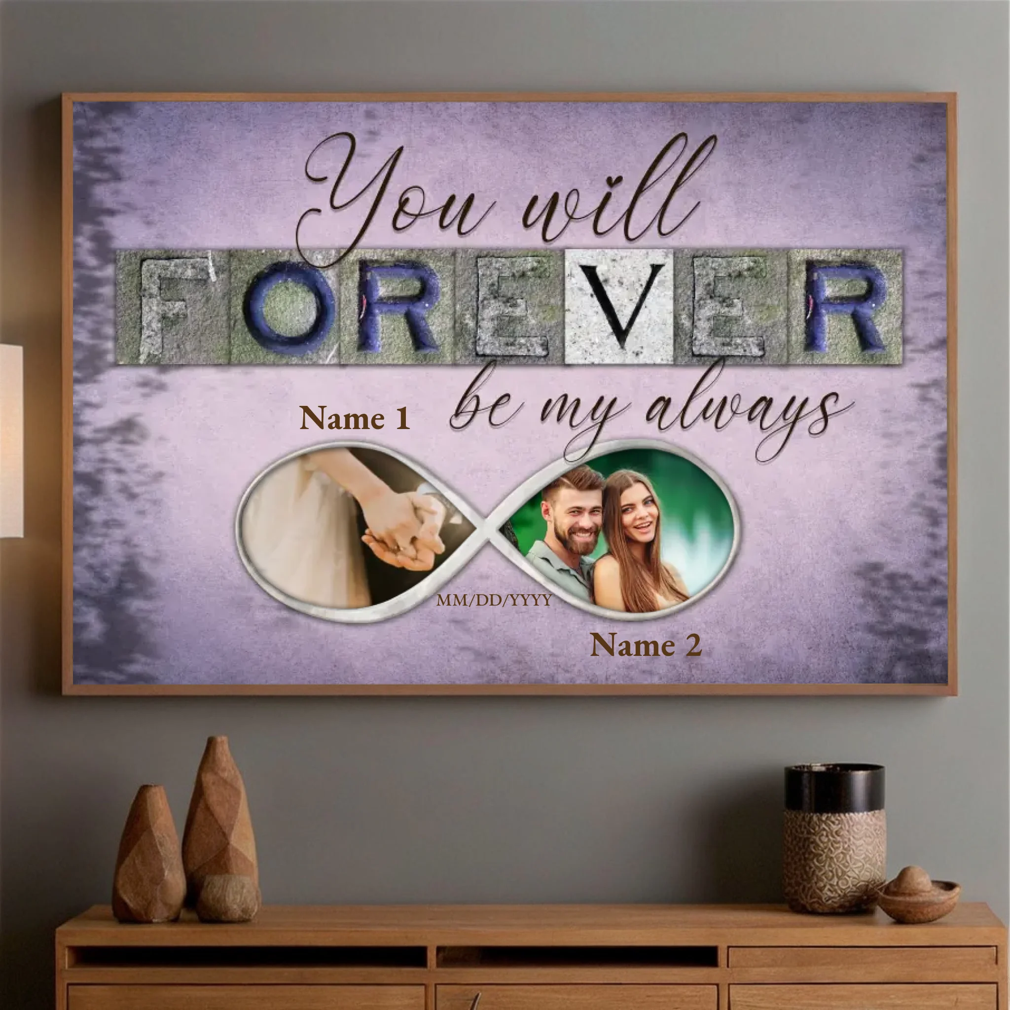 Forever & Always – A Custom Couple Photo Gift for Eternal Love - 89Prints