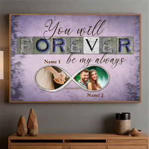 Forever & Always – A Custom Couple Photo Gift for Eternal Love - 89Prints