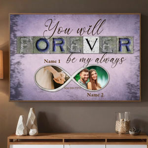 Forever & Always – A Custom Couple Photo Gift for Eternal Love - 89Prints