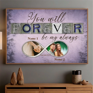 Forever & Always – A Custom Couple Photo Gift for Eternal Love - 89Prints