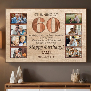 Stunning at 60 – A Personalized 60th Birthday Gift Full of Love & Memories - 89Prints