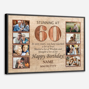 Stunning at 60 – A Personalized 60th Birthday Gift Full of Love & Memories - 89Prints