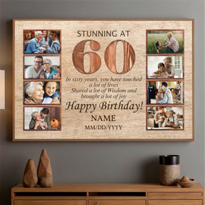 Stunning at 60 – A Personalized 60th Birthday Gift Full of Love & Memories - 89Prints
