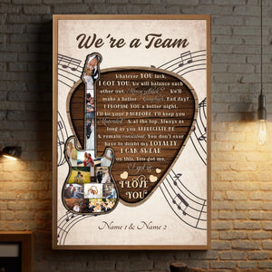 Unstoppable Together – A Custom Couple Poster Celebrating Your Bond - 89Prints