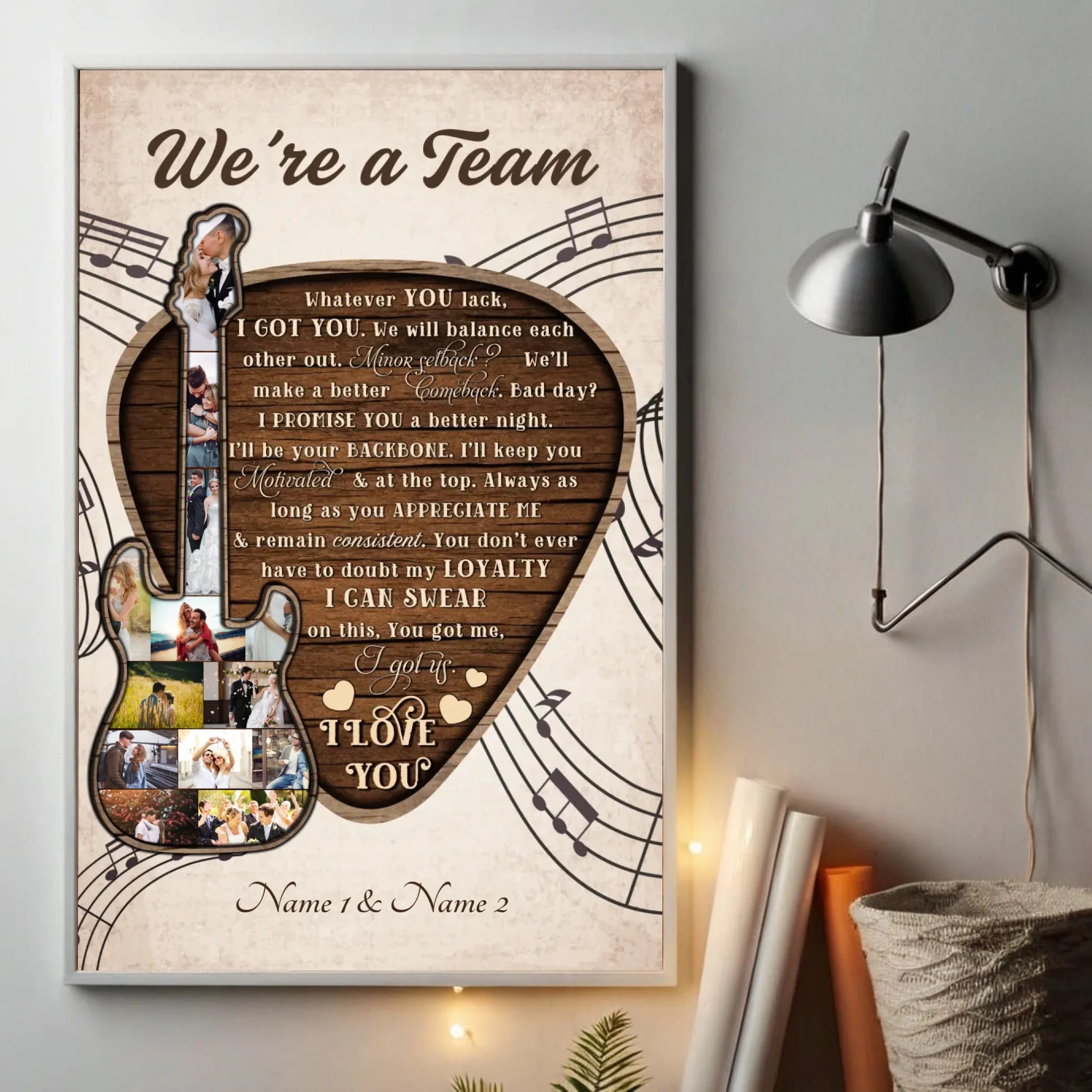 Unstoppable Together – A Custom Couple Poster Celebrating Your Bond - 89Prints