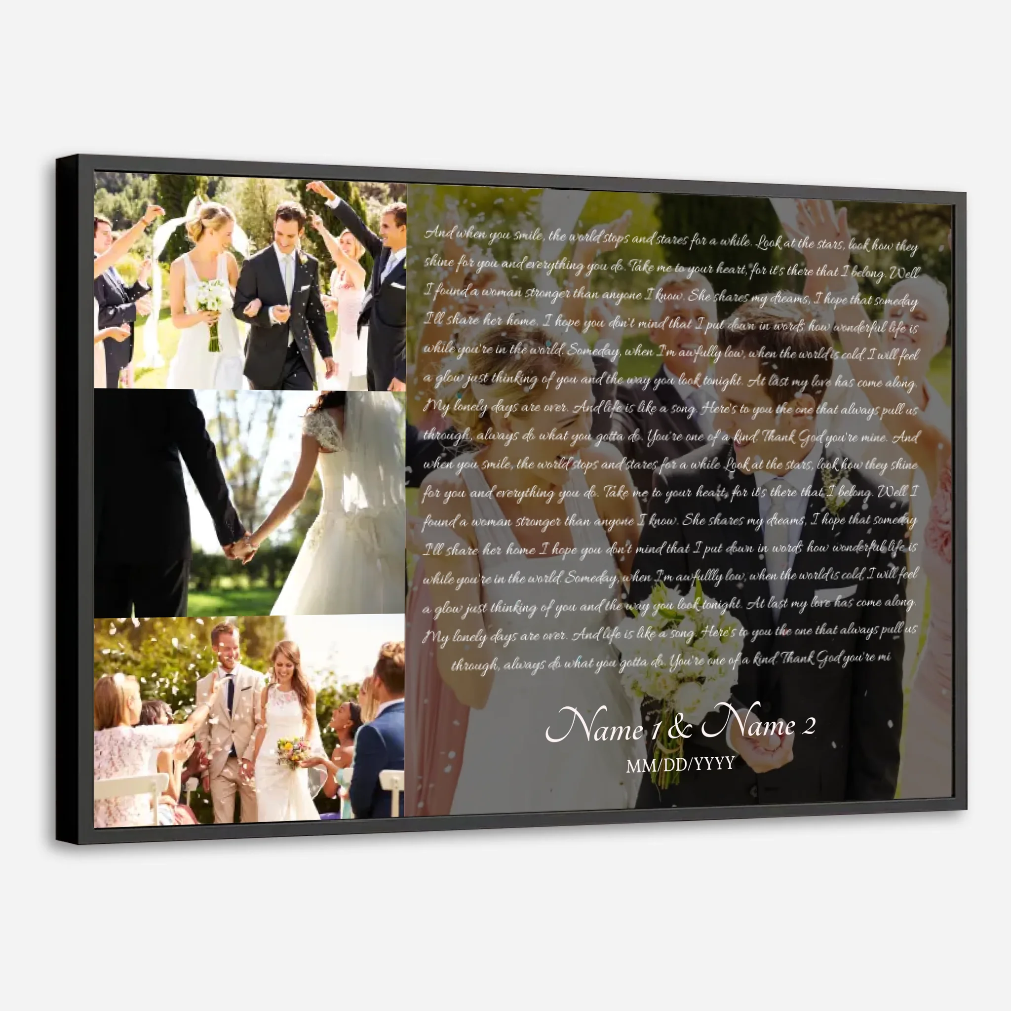 You're One of a Kind – Personalized Romantic Poster with Your Message - 89Prints