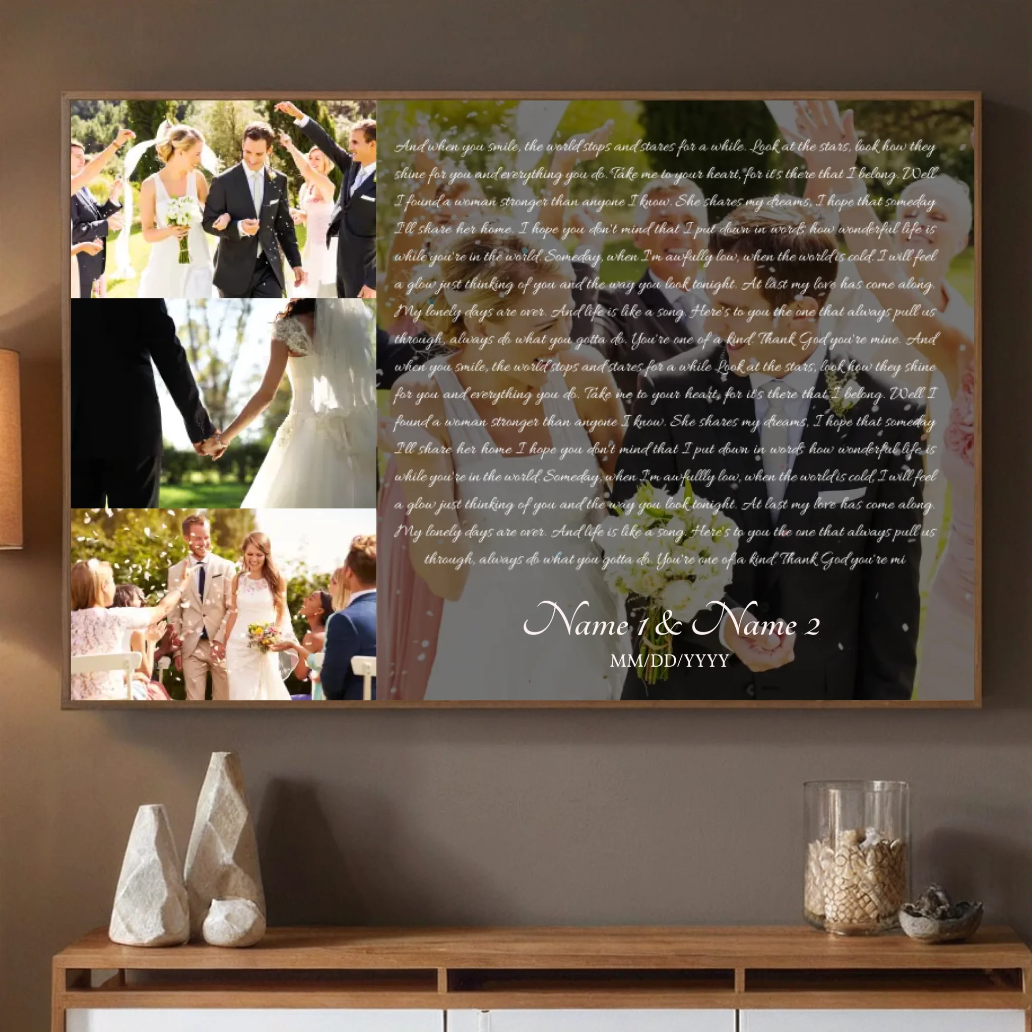 You're One of a Kind – Personalized Romantic Poster with Your Message - 89Prints