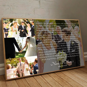 You're One of a Kind – Personalized Romantic Poster with Your Message - 89Prints