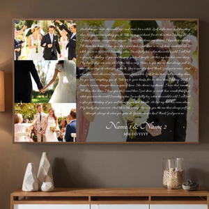 You're One of a Kind – Personalized Romantic Poster with Your Message - 89Prints