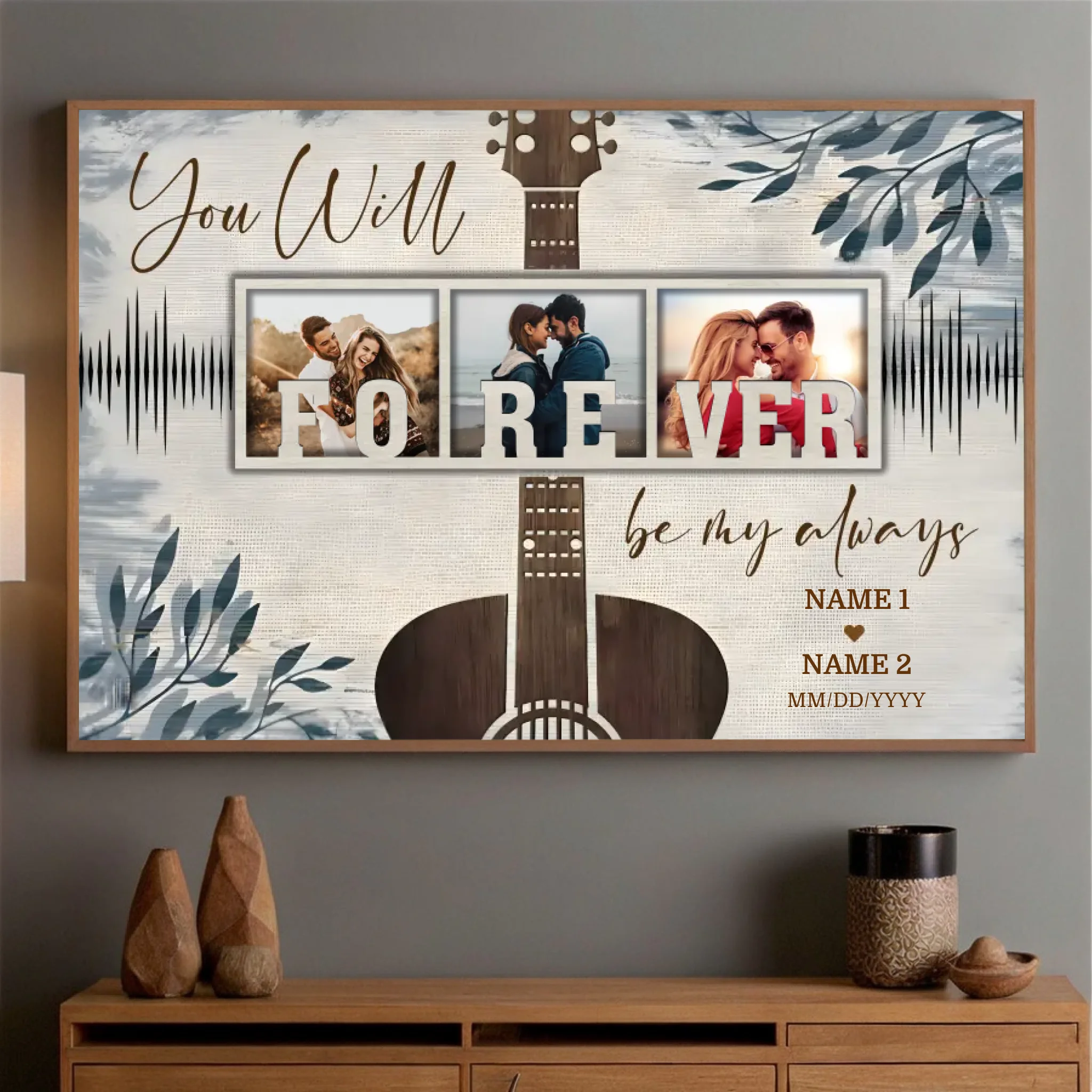 Always and Forever Yours – Personalized Romantic Poster with Your Love Story - 89Prints