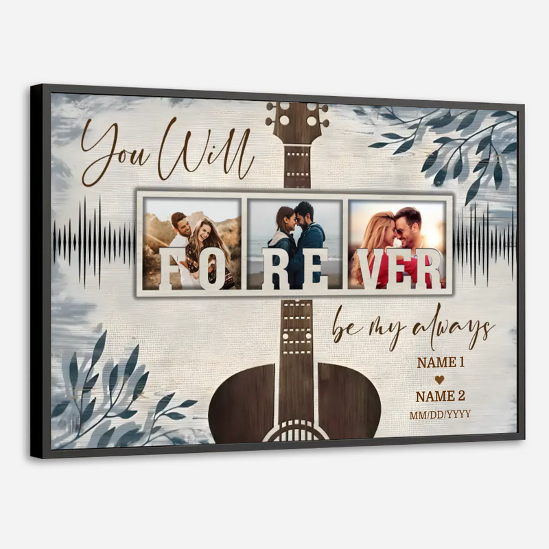 Always and Forever Yours – Personalized Romantic Poster with Your Love Story - 89Prints