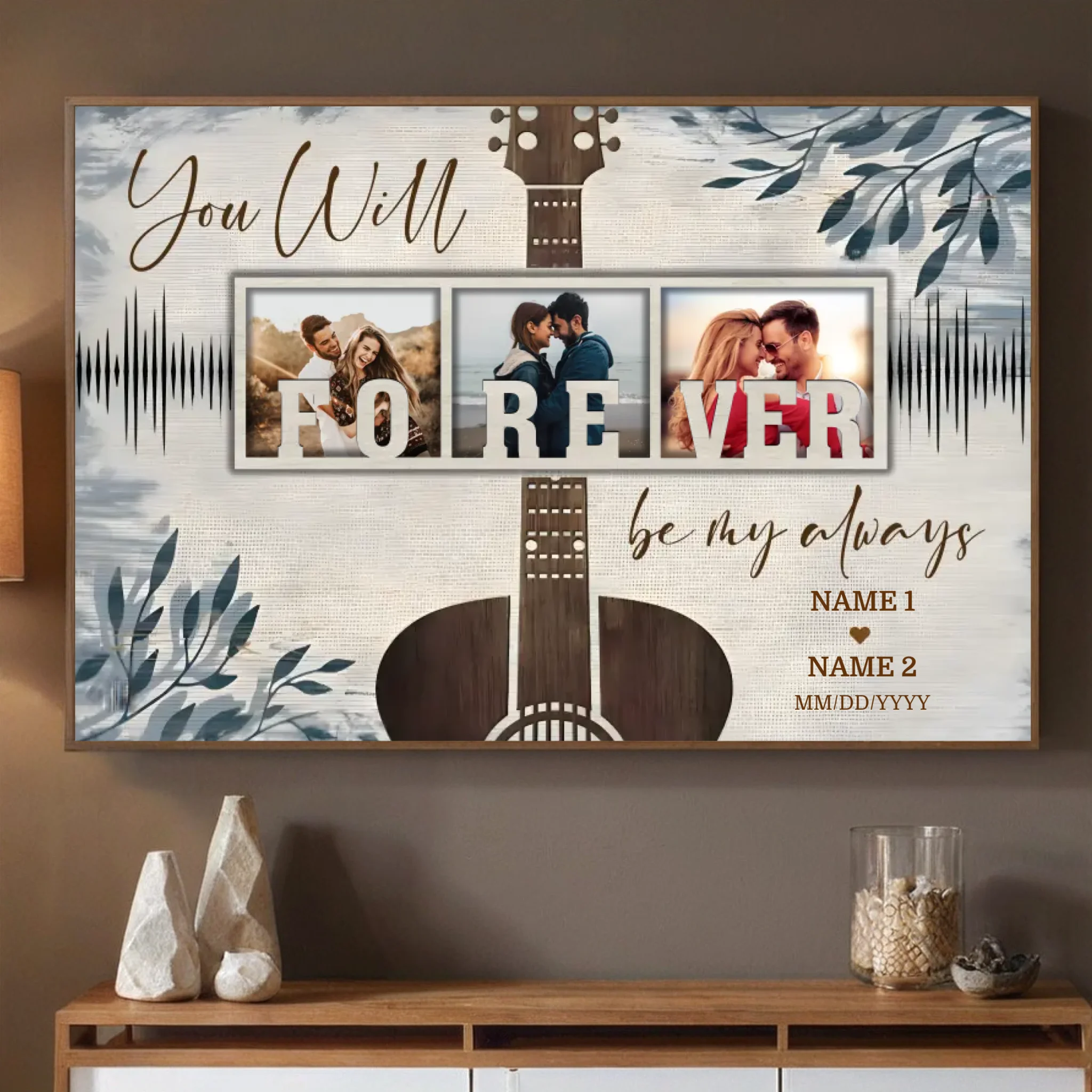 Always and Forever Yours – Personalized Romantic Poster with Your Love Story - 89Prints