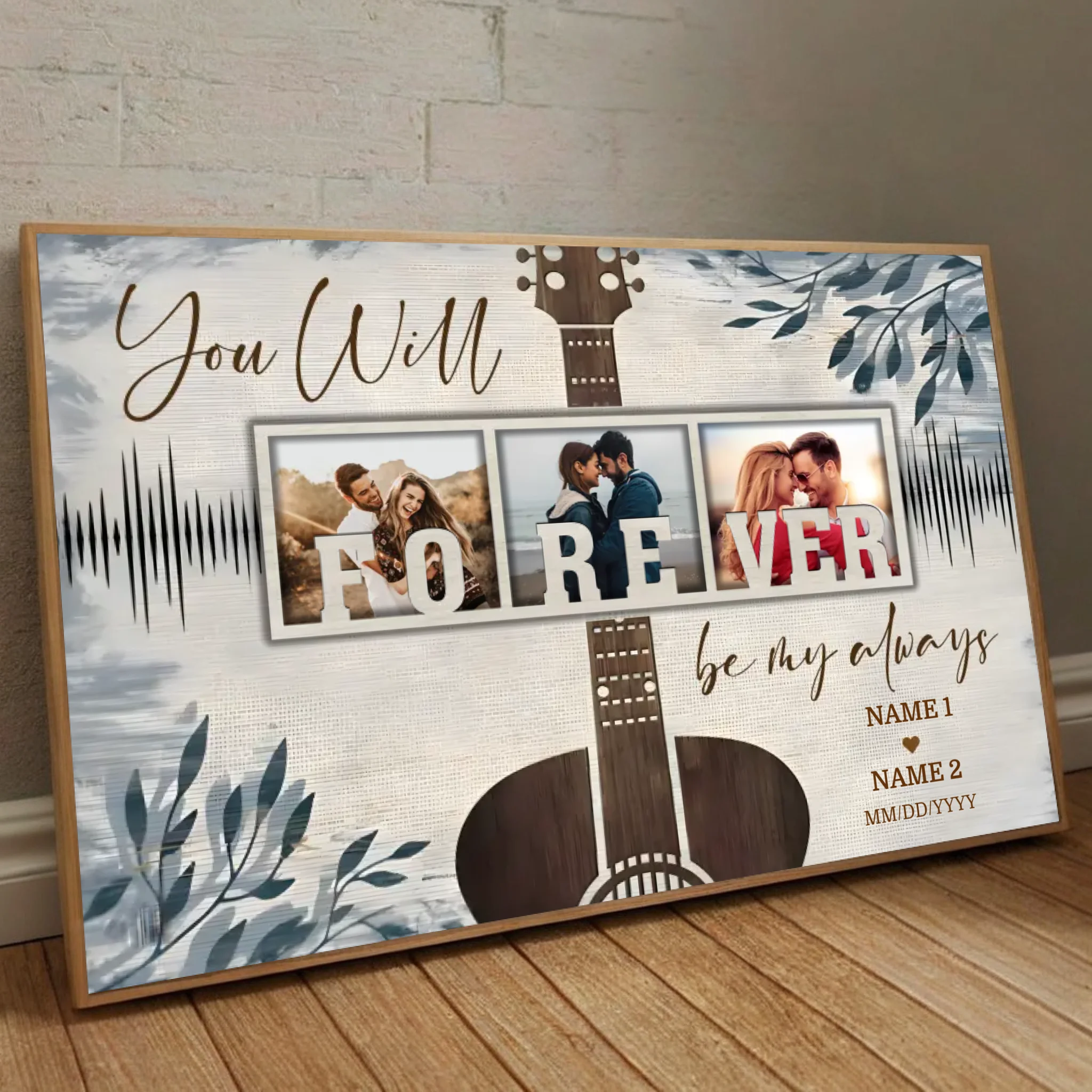 Always and Forever Yours – Personalized Romantic Poster with Your Love Story - 89Prints