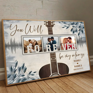 Always and Forever Yours – Personalized Romantic Poster with Your Love Story - 89Prints