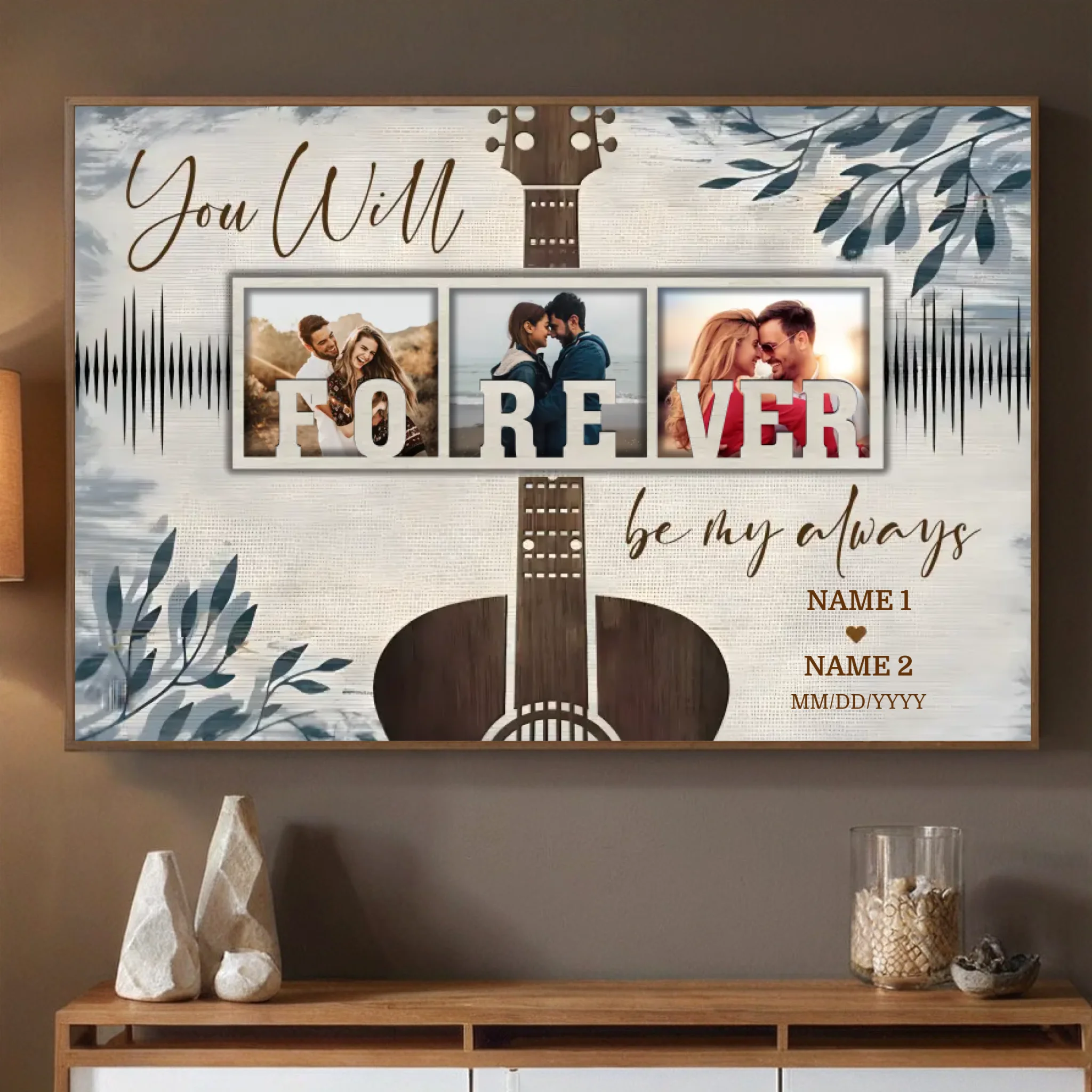 Always and Forever Yours – Personalized Romantic Poster with Your Love Story - 89Prints