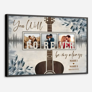 Always and Forever Yours – Personalized Romantic Poster with Your Love Story - 89Prints