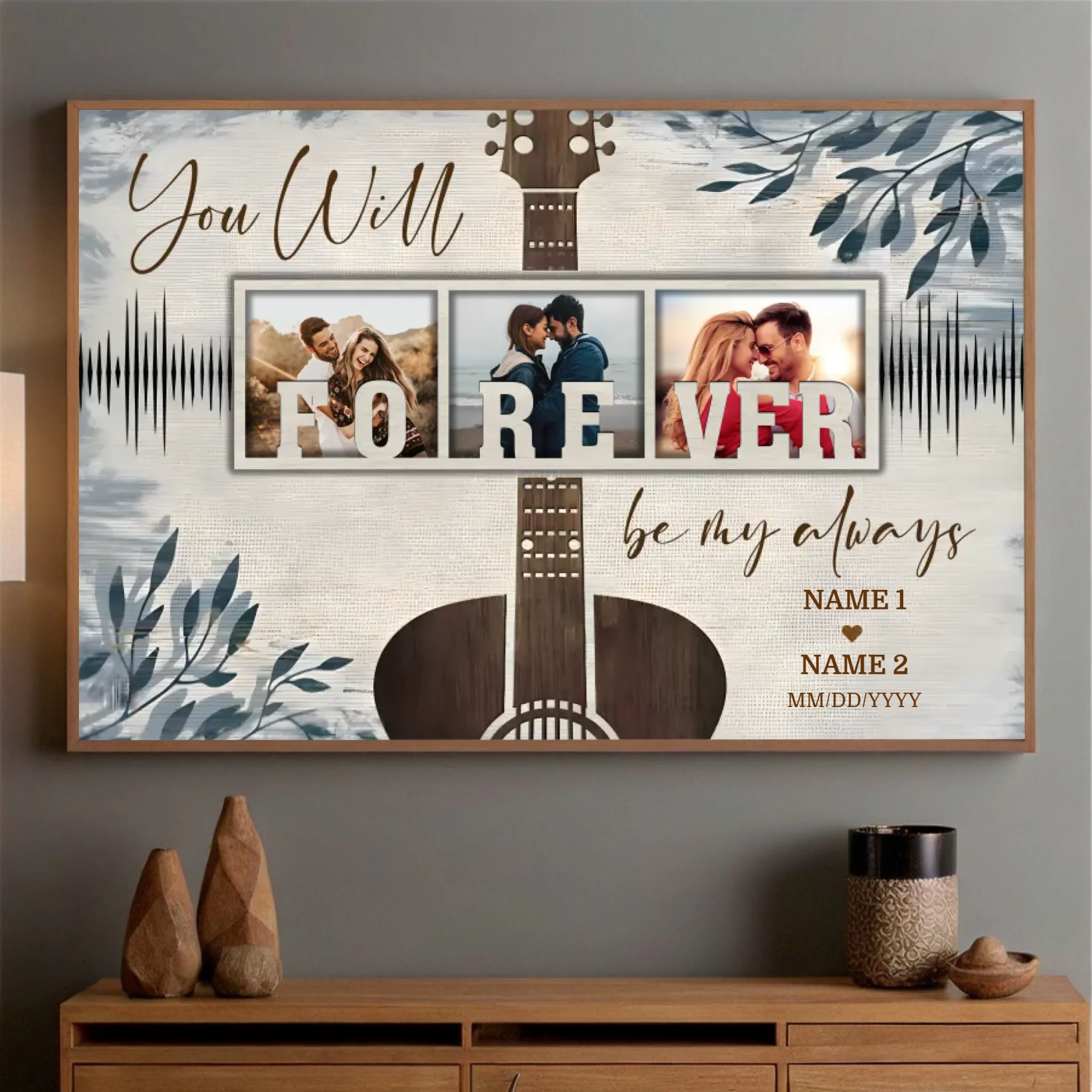 Always and Forever Yours – Personalized Romantic Poster with Your Love Story - 89Prints