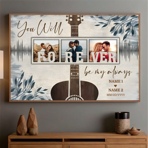 Always and Forever Yours – Personalized Romantic Poster with Your Love Story - 89Prints