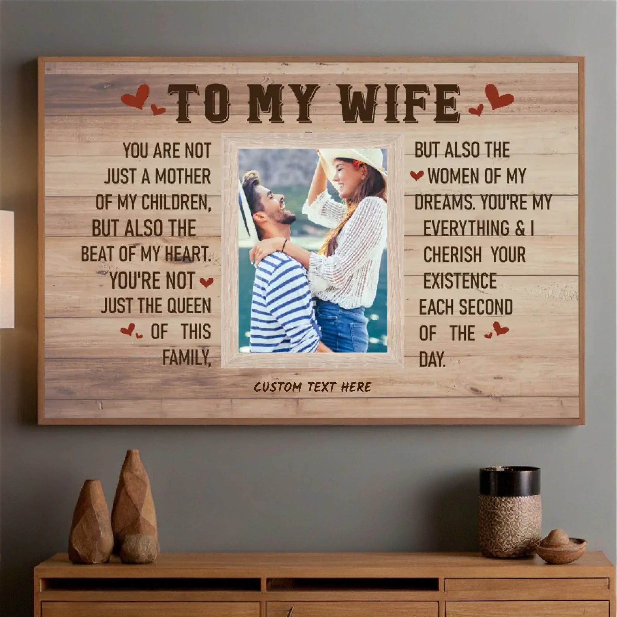 To My Beloved Wife – A Custom Poster Filled with Love and Meaning - 89Prints