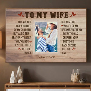 To My Beloved Wife – A Custom Poster Filled with Love and Meaning - 89Prints
