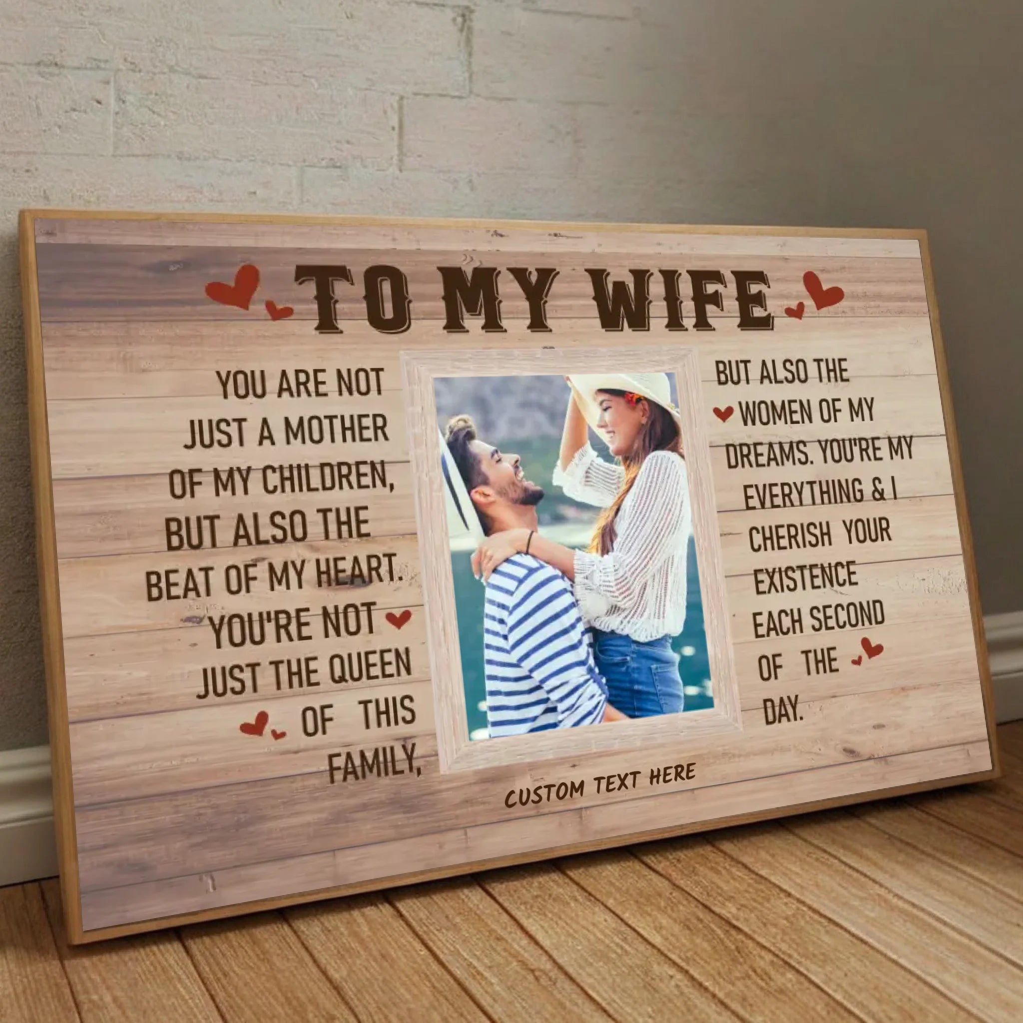 To My Beloved Wife – A Custom Poster Filled with Love and Meaning - 89Prints