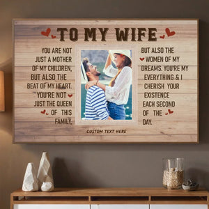 To My Beloved Wife – A Custom Poster Filled with Love and Meaning - 89Prints