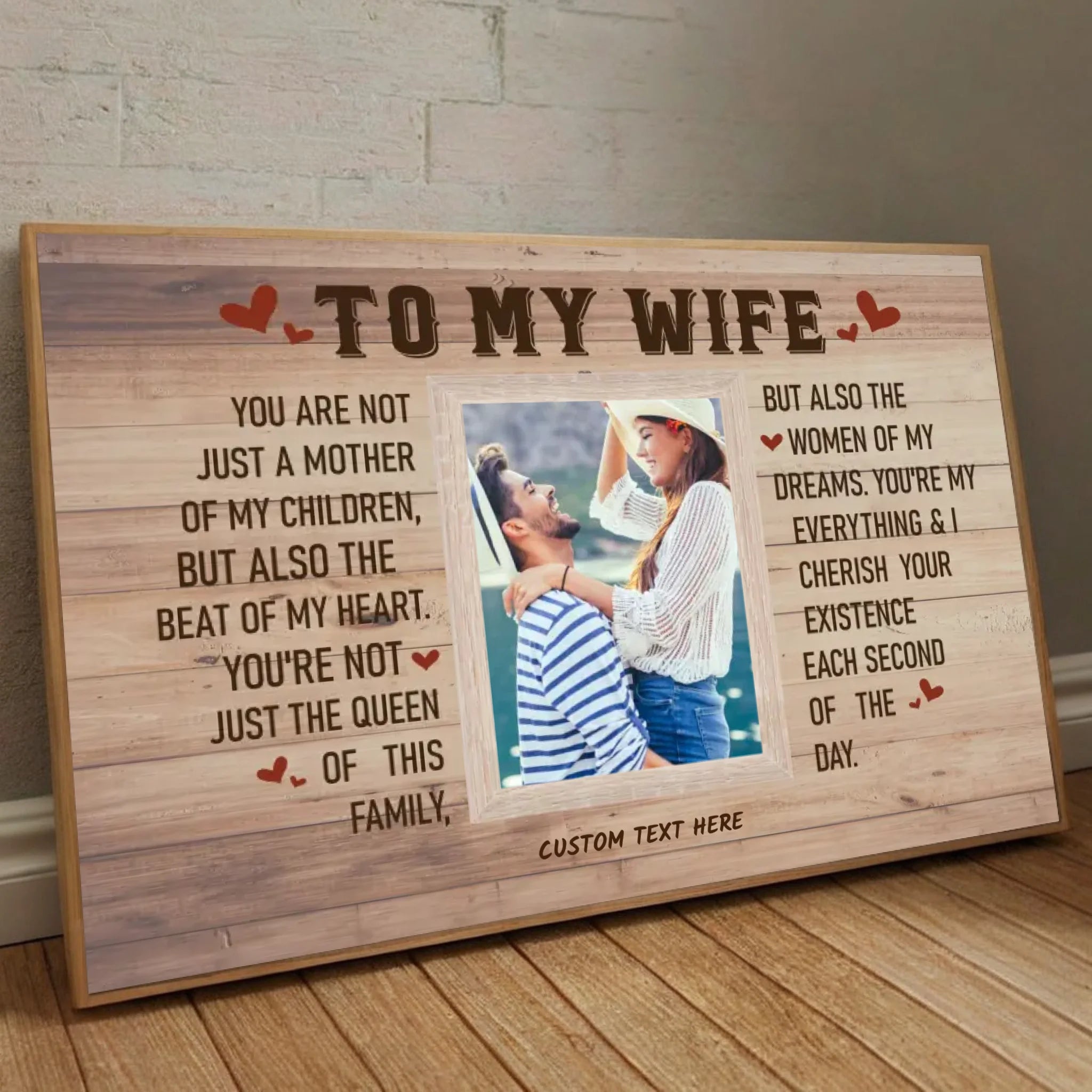 To My Beloved Wife – A Custom Poster Filled with Love and Meaning - 89Prints