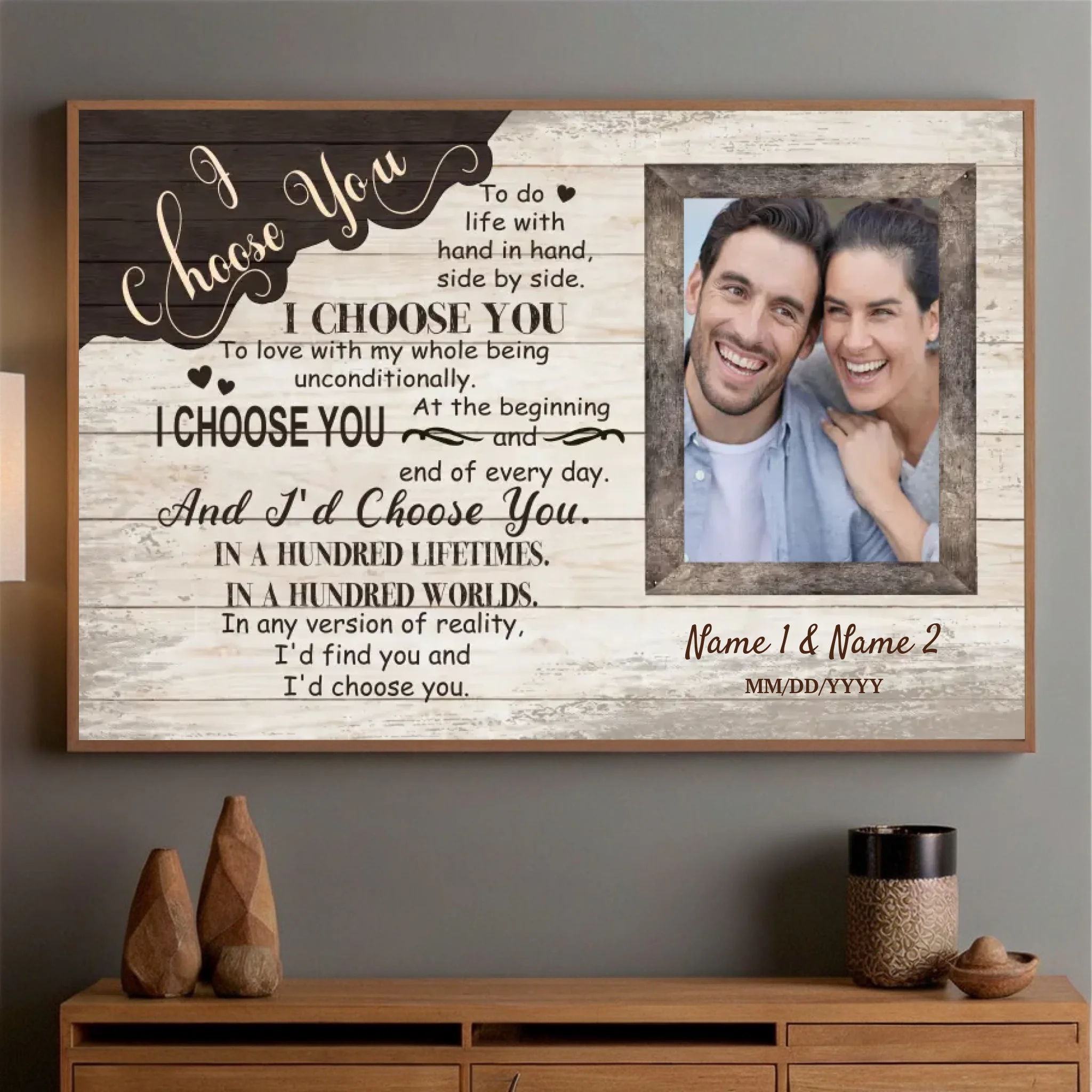 Personalized Romantic Poster – A Timeless Gift of Love - 89Prints